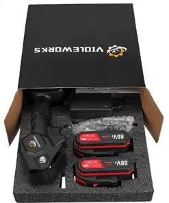 Violeworks® Accu Kettingzaag - Snoeizaag - Mini Kettingzaag - Handkettingzaag - Ook Voor Makita - Elektrische Kettingzaag - Elektrische Snoeischaar - Op Batterij - 2900 MAh - 1080W - 88V -Tuin- En Buitengereedschapswinkels 1000x1200 4