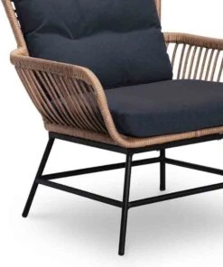 BUITEN Living Dex Wicker Loungestoel Tuin | Wicker + Aluminium | Bamboe Antraciet -Tuin- En Buitengereedschapswinkels 1002x1200 1