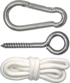 Metalen Ophangset Tot 160kg - Massieve Bevestiging Set Voor Hangstoel Hangmat - Plafond Wand Montage -Tuin- En Buitengereedschapswinkels 1013x1200