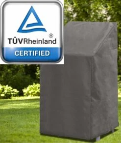 Weersbestendige Beschermhoes Stoel (4 Tot 6 Stapelstoelen) | 66 X 95 X 133/93 Cm (L) | Premium | Waterproof | TÜV Rheinland Gecertificeerd | Hoes Voor Tuin | Waterdicht | Solution Dyed (verkleuring Onmogelijk) | Grijs / Antraciet -Tuin- En Buitengereedschapswinkels 1018x1200