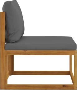 Decoways - 7-delige Loungeset Met Kussens Massief Acaciahout -Tuin- En Buitengereedschapswinkels 1029x1200