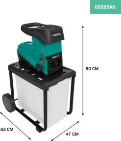 VONROC Stille Hakselaar/Shredder 2800W – Voor Takken Tot Ø45mm – Incl. 60L Opvangbak & Duwstok 9 VONROC Stille Hakselaar/Shredder 2800W – Voor Takken Tot Ø45mm – Incl. 60L Opvangbak & Duwstok -Tuin- En Buitengereedschapswinkels 1034x1200