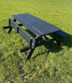 Goedkopepicknicktafels.nl | Zwarte XL Picknicktafel | Tuintafel 6 Persoons | Zwart Gespoten Gedroogd Grenen Hout! 9 Goedkopepicknicktafels.nl | Zwarte XL Picknicktafel | Tuintafel 6 Persoons | Zwart Gespoten Gedroogd Grenen Hout! -Tuin- En Buitengereedschapswinkels 1045x1200 1
