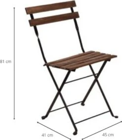 Wooners® Bistroset - Tuintafel Met Twee Stoelen - Metaal En Hout - Zwart -Tuin- En Buitengereedschapswinkels 1046x1200 1