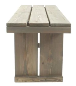 Toulouse Tuinbank Zonder Rugleuning - Licht Grijs - 118 Cm - Houten Tuinbank - Steigerhouten Tuinbank - Tuinbankje -Tuin- En Buitengereedschapswinkels 1060x1200