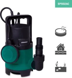 VONROC Dompelpomp/Waterpomp 400W - 8000l/h - Voor Vuil En Schoonwater - Met Vlotter -Tuin- En Buitengereedschapswinkels 1105x1200 6