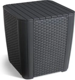 ALLIBERT Keter Luzon Opbergtafel - 39x39x43cm - Donkergrijs
