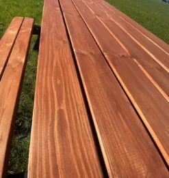 Goedkopepicknicktafels.nl | Zwart Bruine XL Picknicktafel Bruno | Tuintafel 6 Persoons | Bruin Zwart Gespoten Gedroogd Grenen Hout! -Tuin- En Buitengereedschapswinkels 1136x1200
