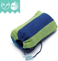 Dubbele Hangmat Blauw - 1 Of 2 Persoons - Lig Oppervlak 190x150cm - Lengte 260cm -Tuin- En Buitengereedschapswinkels 1138x1200 1