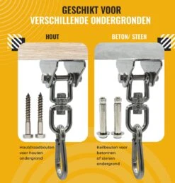 Itstrong® Plafondhaak Ophangsysteem Voor Binnen & Buiten – Ophanghaak Voor Bokszak – Schommel – Schommelstoel – Hangstoel - RVS 12 Itstrong® Plafondhaak Ophangsysteem Voor Binnen & Buiten – Ophanghaak Voor Bokszak – Schommel – Schommelstoel – Hangstoel - RVS -Tuin- En Buitengereedschapswinkels 1146x1200 2