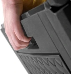 Opbergbox 310L UV-Bestendig Weerbestendig Wielen Tuinbox Rotan-look Antraciet -Tuin- En Buitengereedschapswinkels 1149x1200 3