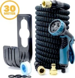 Complete Set Tuinslang Van 30 Meter Met Flexibel Ontwerp – Sproeikop Met 9 Standen – Licht In Gewicht & Makkelijk Opbergen – Uitrekbare Slang - -Tuin- En Buitengereedschapswinkels 1149x1200 7