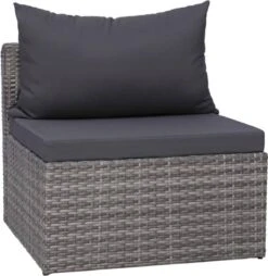 VidaXL 3-delige Loungeset Met Kussens Poly Rattan Grijs -Tuin- En Buitengereedschapswinkels 1165x1200 1