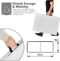 MaxxGarden Vouwtafel - Opvouwbare Kampeer Tafel - Tuin - Camping - Binnen - Weersbestendig - 180 X 74 X 74cm- Wit 18 MaxxGarden Vouwtafel - Opvouwbare Kampeer Tafel - Tuin - Camping - Binnen - Weersbestendig - 180 X 74 X 74cm- Wit -Tuin- En Buitengereedschapswinkels 1180x1200 2