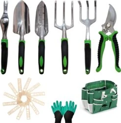 Djambo Tuingereedschap Set 8-delig Tuinsetje Met 15 Unieke Bamboe Plantetiketten In 1 Draagtas - Compleet Tuingereedschap Voor De Tuinliefhebbers -Tuin- En Buitengereedschapswinkels 1180x1200 7