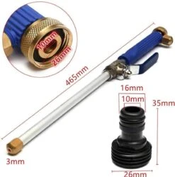 Merkloos Hogedruk-waterjet-Waterspuit-tuinslang | Spuitpistool Aansluiting Op Tuinslang | Hogedruk Waterpistool, Bevestiging Voor Tuinsproeier- Auto Wassen- Terras/tuin Reiniger -Tuin- En Buitengereedschapswinkels 1185x1200 6