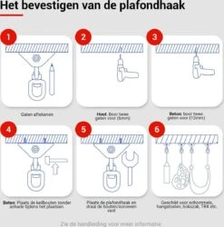 Ophangsysteem - Plafondhaak RVS - Ophanghaak TRX - Hangstoel Buiten - Hangstoel Binnen – Schommelstoel - Schommel - Bokszakken - RVS - 300kg -Tuin- En Buitengereedschapswinkels 1186x1200 1