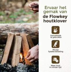 Flowkey® Houtklover XL - Houtsplijter Bijl - Houtkliever Kloofwig Gietijzer - Voor Hout & Aanmaakhout - Inclusief Gratis Hamer -Tuin- En Buitengereedschapswinkels 1196x1200 5