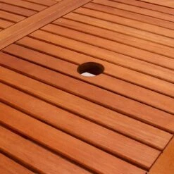 Merkloos Tuintafel Acaciahout - 160x85x75cm - FSC-gecertificeerd -Tuin- En Buitengereedschapswinkels 1198x1200 6