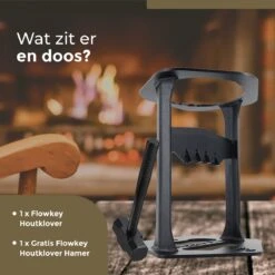 Flowkey® Houtklover XL - Houtsplijter Bijl - Houtkliever Kloofwig Gietijzer - Voor Hout & Aanmaakhout - Inclusief Gratis Hamer -Tuin- En Buitengereedschapswinkels 1199x1200 16