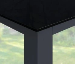 Casaria – Tuintafel – Aluminium – 90x90x75cm –Antraciet -Tuin- En Buitengereedschapswinkels 1200x1034