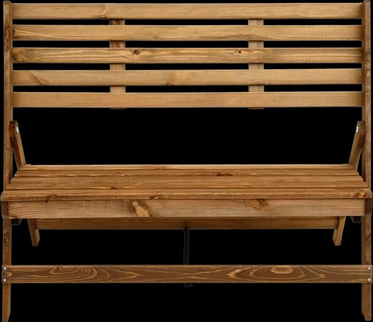 Merkloos Inklapbare Houten Tuinbank 1 Merkloos Inklapbare Houten Tuinbank