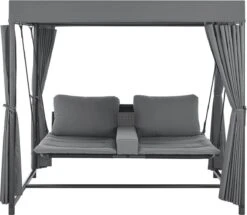 Schommelbank / Ligbank Kassandra - Donkergrijs -Tuin- En Buitengereedschapswinkels 1200x1046