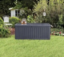 Keter Rockwood Opbergbox - 570L - 155x72,4x64,4cm - Grafiet -Tuin- En Buitengereedschapswinkels 1200x1061 2