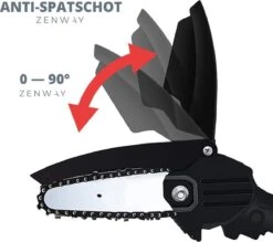 Zenway - Mini Kettingzaag - Snoeizaag - Kettingzaag - Kettingzaag Elektrisch Met 1 Accu- Inclusief Koffer - 1 Extra Accu - Zwart 11 Zenway - Mini Kettingzaag - Snoeizaag - Kettingzaag - Kettingzaag Elektrisch Met 1 Accu- Inclusief Koffer - 1 Extra Accu - Zwart -Tuin- En Buitengereedschapswinkels 1200x1064 4