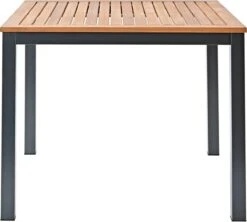 NATERIAL - Tuintafel Vierkant ORIS - 4 Personen - Houten Tafel 90x90 Cm - Aluminium - Met Houten Blad - Eucalyptus -Tuin- En Buitengereedschapswinkels 1200x1079 2