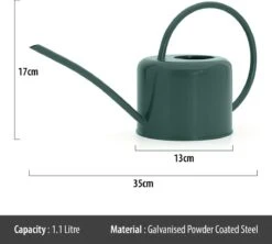 CKB LTD - Gieters - Gieter - Retro - Gietertje - Kleine Gieter Voor Binnen En Buiten - 1 Liter - Groen Plantengieter Tuingieter Bloemengieter Mini Klein Metaal Binnenplantjes Gietertjes Tuingieters Vintage Kamerplanten Buitengieter Binnenshuis -Tuin- En Buitengereedschapswinkels 1200x1079 3