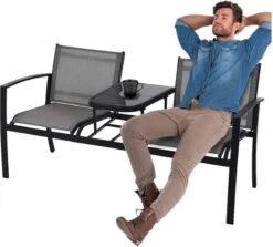 Pro Garden ProGarden Tuinbankje Met Tafel Tweepersoons 7 Pro Garden ProGarden Tuinbankje Met Tafel Tweepersoons -Tuin- En Buitengereedschapswinkels 1200x1081 1