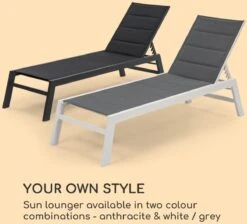 Blumfeldt Renazzo Lounge Ligstoel - Ligbed Voor De Tuin - Aluminium Tuinstoel - 6 Standen - Waterafstotend - Bekleding Van 70 % Pvc En 30 % Polyetheen - Zwart 14 Blumfeldt Renazzo Lounge Ligstoel - Ligbed Voor De Tuin - Aluminium Tuinstoel - 6 Standen - Waterafstotend - Bekleding Van 70 % Pvc En 30 % Polyetheen - Zwart -Tuin- En Buitengereedschapswinkels 1200x1089 3