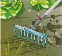 GARDENA - Combisystem - Hark 9 GARDENA - Combisystem - Hark -Tuin- En Buitengereedschapswinkels 1200x1092 1