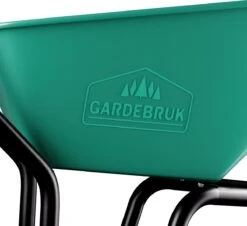 Gardebruk Kruiwagen 100 L - Kunststof Kuip – Tot 150KG Groen -Tuin- En Buitengereedschapswinkels 1200x1099 2
