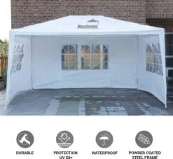 MaxxGarden Partytent - Paviljoen - 3x4m - Incl. Zijwanden - Waterdicht - Wit 11 MaxxGarden Partytent - Paviljoen - 3x4m - Incl. Zijwanden - Waterdicht - Wit -Tuin- En Buitengereedschapswinkels 1200x1105 3