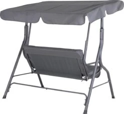 Merkloos Casaria Hollywood Schommel - Antraciet - Incl. Zonnekap -Tuin- En Buitengereedschapswinkels 1200x1109