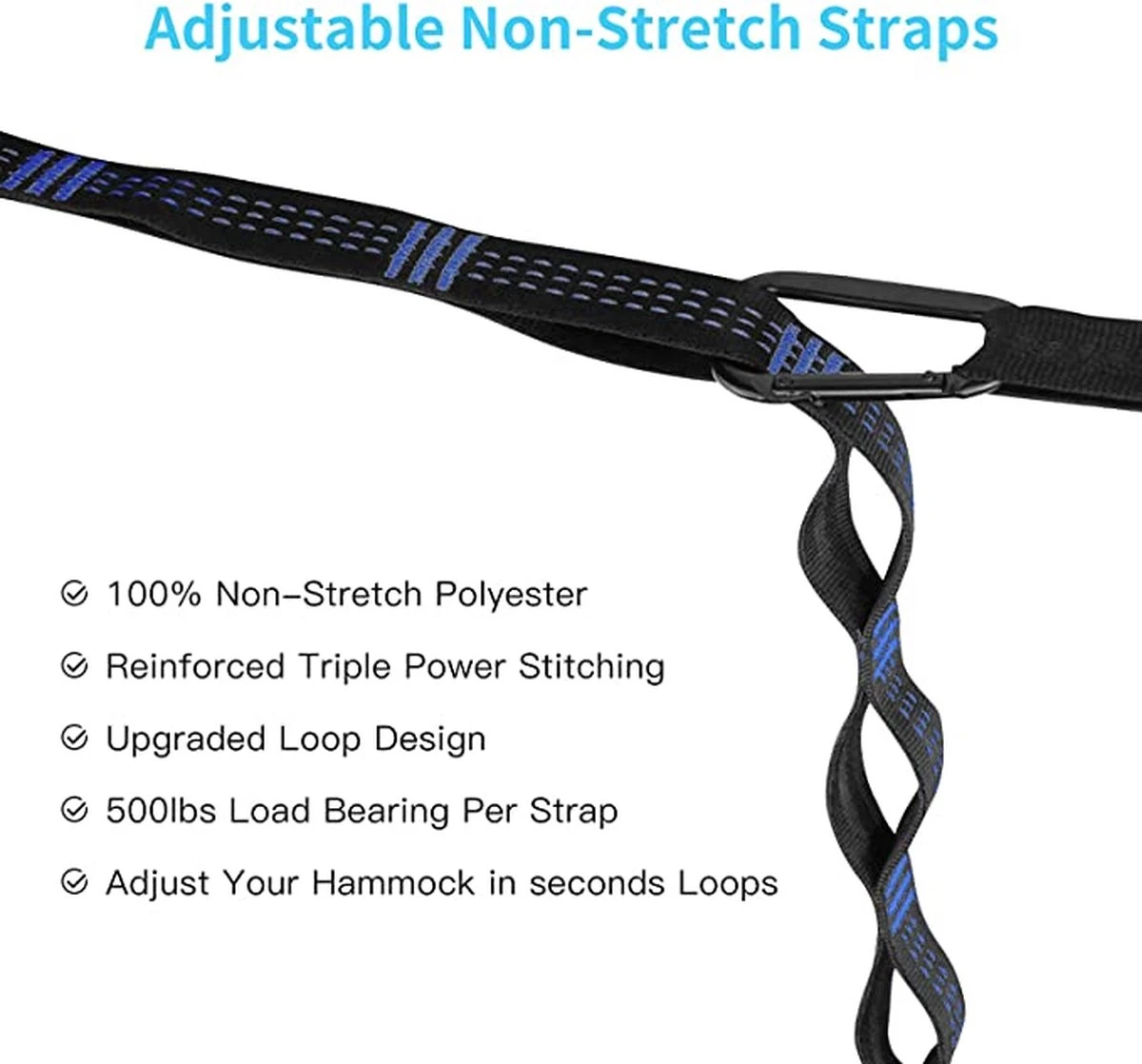 Fuegobird Hangmat Dubbele En Enkele Draagbare Hangmat Met Boomtouwen, Lichtgewicht Nylon Parachute-hangmatten Camping 5 Fuegobird Hangmat Dubbele En Enkele Draagbare Hangmat Met Boomtouwen, Lichtgewicht Nylon Parachute-hangmatten Camping - Afbeelding 5