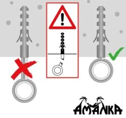 Metalen Ophangset Tot 160kg - Massieve Bevestiging Set Voor Hangstoel Hangmat - Plafond Wand Montage -Tuin- En Buitengereedschapswinkels 1200x1123