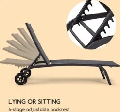 Blumfeldt Limala Tuinstoel - Ligstoel - Relaxstoel - Rugleuning In 6 Standen Verstelbaar - 2 Vielen - Draagkracht: Max. 150 Kg -Tuin- En Buitengereedschapswinkels 1200x1129 1