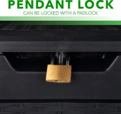 Opbergbox 310L UV-Bestendig Weerbestendig Wielen Tuinbox Rotan-look Antraciet -Tuin- En Buitengereedschapswinkels 1200x1131 7