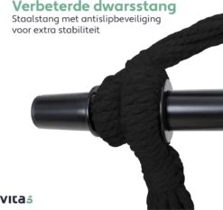 Vita5 XXL Hangstoel | Binnen&Buiten Hangnest | Incl. 2 Kussens En Boekenvak | Volwassenen&Kinderen | Hangmatstoel Tot 225kg | Grijs -Tuin- En Buitengereedschapswinkels 1200x1133 1