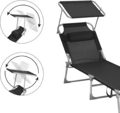 Ligstoel Met Hoofdsteun En Zon Bescherming Verstelbare Rugleuning Inklapbaar Donker Grijs Ligbed Tuin 12 Ligstoel Met Hoofdsteun En Zon Bescherming Verstelbare Rugleuning Inklapbaar Donker Grijs Ligbed Tuin -Tuin- En Buitengereedschapswinkels 1200x1137 1