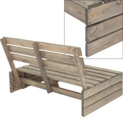 Pro Garden Palletbank - 120 Cm - 2-zits -Tuin- En Buitengereedschapswinkels 1200x1139 4