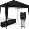 Coazy Waterdichte Partytent 3x3 Meter Opvouwbaar - Paviljoen - Easy Up - Pop-up Tent Met Haringen, Touw En Anti Slip Poten - Waterdicht - Partytenten Weerbestendig