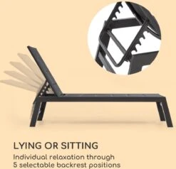 Blumfeldt Renazzo Lounge Ligstoel - Ligbed Voor De Tuin - Aluminium Tuinstoel - 6 Standen - Waterafstotend - Bekleding Van 70 % Pvc En 30 % Polyetheen - Zwart 15 Blumfeldt Renazzo Lounge Ligstoel - Ligbed Voor De Tuin - Aluminium Tuinstoel - 6 Standen - Waterafstotend - Bekleding Van 70 % Pvc En 30 % Polyetheen - Zwart -Tuin- En Buitengereedschapswinkels 1200x1157 2