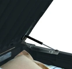 Keter Rockwood Opbergbox - 570L - 155x72,4x64,4cm - Grafiet -Tuin- En Buitengereedschapswinkels 1200x1157 4