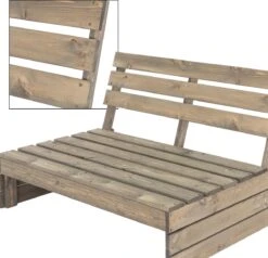 Pro Garden Palletbank - 120 Cm - 2-zits -Tuin- En Buitengereedschapswinkels 1200x1158 1