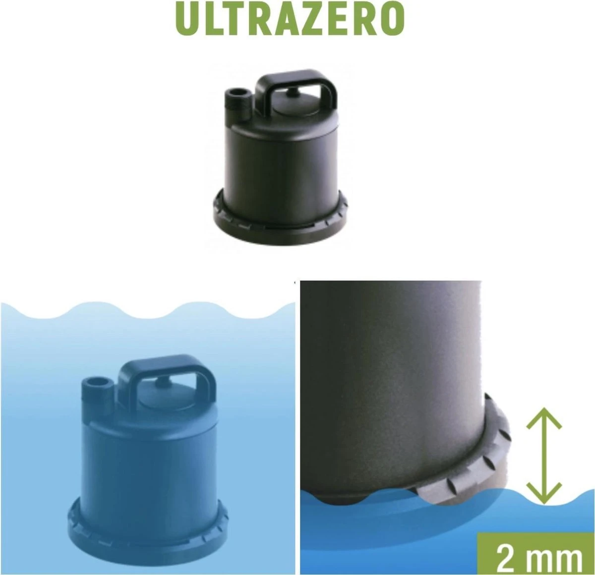 Sicce Ultra Zero - Vlakzuiger - Dompelpomp - Wateroverlast - 3000 L/h 2 Sicce Ultra Zero - Vlakzuiger - Dompelpomp - Wateroverlast - 3000 L/h - Afbeelding 2