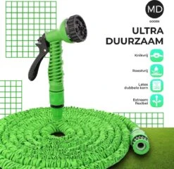 Uitrekbare Tuinslang Tot 15 Meter Van MD-goods ® - Tuinsproeier - Tuin Besproeien - Waterslang - Sproeikop - Groen - Flexibel Elastisch 8 Uitrekbare Tuinslang Tot 15 Meter Van MD-goods ® - Tuinsproeier - Tuin Besproeien - Waterslang - Sproeikop - Groen - Flexibel Elastisch -Tuin- En Buitengereedschapswinkels 1200x1167 3